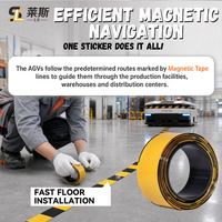 Bande magnétique adhésive robuste pour chariot élévateur AGV, pour le guidage des robots sur les lignes de production en usine
