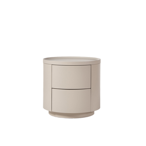 Modern Nordic Simple Square Nightstand Smoky Color Wooden Luxury Bedroom Home Office Designer Storage Cabinets <b>Bedside</b> - Product Image 1