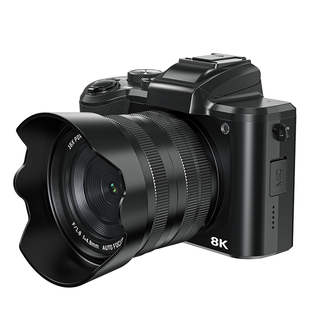 16X Digital Zoom 8K Digital Cameras for Photography WiFi Vlogging Camera Built-in High-power LED Flash