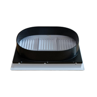 Grille de ventilation ouvrable au design moderne pour sortie d'air centralisée, grille de retour en ABS pour climatisation