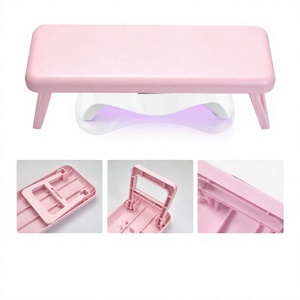 Coussin Repose-Main Pliant Multifonctionnel Rose et Violet en Éponge pour <span class=keywords><strong>Table</strong></span> de Manucure de Salon, Outil de Soutien pour les Mains - Product Image 5