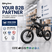 Vélo électrique tout-terrain à double suspension Ridingtimes GT73 PRO 60V 36Ah pour les États-Unis (30-50 km/h, 30 mph) et l'UE (≤25 km/h) avec freins à disque hydrauliques pour la montagne