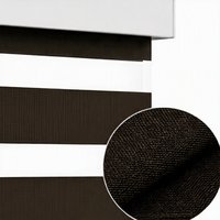 Store Enrouleur Intelligent Zebra Sur Mesure WiFi Tuya Zigbee avec Télécommande via App, Batterie Rechargeable, Installation Sans Câblage
