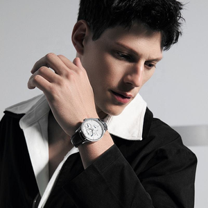 AGELOCER Original Budapest <b>Watch</b> Kinetic Display Calendar <b>Men</b> Formal Automatic Mechanical <b>Watches</b> for <b>Men</b> Leather Strap With Box - Product Image 3