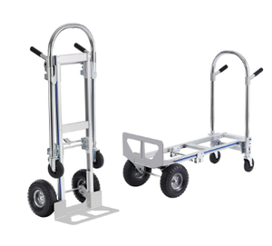 Langlebiger 450kg Aluminium legierung Faltbarer Handwagen Cabrio <span class=keywords><strong>Hand</strong></span> Dolly Utility Cart für die Lager logistik - Product Image 1