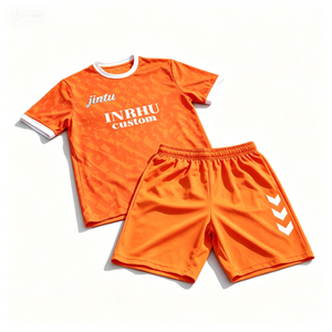 Vêtements de sport pour hommes sur mesure en gros, manches courtes, séchage rapide, respirant, polyester, coupe athlétique, style maillot personnalisé - Product Image 1