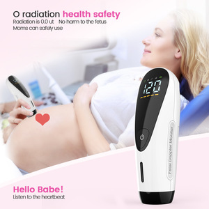Moniteur de fréquence cardiaque fœtale à ultrasons, équipement médical <span class=keywords><strong>Doppler</strong></span> fœtal, <span class=keywords><strong>Doppler</strong></span> de rythme cardiaque fœtal pour usage domestique, vente chaude - Product Image 2