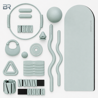 Set de Pilates al por mayor: Anillo y Pelota con Bandas de Resistencia, Discos Deslizantes para Core y Bolsa de Transporte