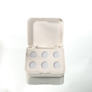 OEM/ODM Tùy Chỉnh 2G Rỗng Nhựa Patting Gel Palette Với Đệm Không Khí Net 6 Màu Sắc Xách Tay Nail Gel Polish Palette Cho Mỹ Phẩm - Product Image 6