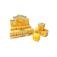 Jouet anti-stress en caoutchouc en forme de donut, best-seller transfrontalier, à rebond lent, réaliste, gadget de décompression et de décharge d'énergie