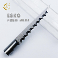 Lame de couteau vibrant en carbure de tungstène ESKO pour fabricant de lames ESKO Konsberg BLD-DR8160, lame de découpe oscillante CNC