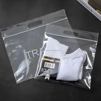Sacs à fermeture éclair personnalisés, recyclables et réutilisables avec impression en héliogravure pour chaussettes, sous-vêtements, shorts, chaussures, emballage de fourrures - Matière LDPE
