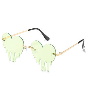 Nouvelle mode papillon sans monture <span class=keywords><strong>lunettes</strong></span> de soleil femmes marque de luxe designer nuage <span class=keywords><strong>frange</strong></span> steampunk <span class=keywords><strong>lunettes</strong></span> de soleil amour larmes <span class=keywords><strong>lunettes</strong></span> de soleil - Product Image 6