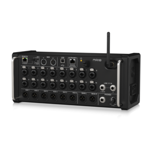 Table <span class=keywords><strong>de</strong></span> mixage audio professionnelle 18 canaux avec <span class=keywords><strong>carte</strong></span> <span class=keywords><strong>son</strong></span> USB Bluetooth <span class=keywords><strong>MIDI</strong></span>, construction en métal et plastique, enregistrement multi-pistes numérique - Product Image 3