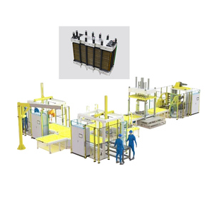 Linea di montaggio semi automatica per batteria a flusso stack sistema di impilamento macchina linea di produzione - Product Image 1