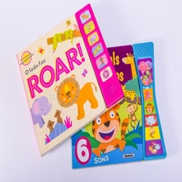 Prix d'usine impression pas cher enfants opération manuelle musique son bébé conseil livre personnalisé avec accessoire