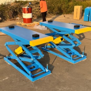 Elevador de Tijera Hidráulico de 3.5T para Instalación en Suelo - Diseño Empotrado que Ahorra Espacio, Elevación Estable para Talleres Automotrices Comerciales - Product Image 2