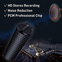 Enregistreur vocal magnétique facile à réparer Batterie de 2600mAh d'une durée de 468h à 32kbps,Type C, Enregistreur sonore pour la prise de notes