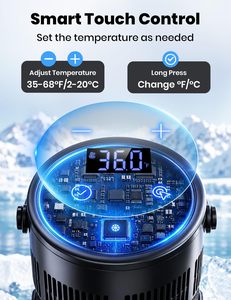 กระเป๋าเดินทางแบบมีฉนวนกันความร้อน 35-68 ° ชุดทำความเย็นแบบพกพาสำหรับการเดินทาง รุ่น F Custom Display Temperature  ทำความเย็นได้ไม่จำกัดเวลา ดีไซน์ทันสมัย - Product Image 6