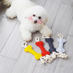 In Stock Wholesale Chew <strong>Dog</strong> Cotton <strong>Bone</strong> <strong>Rope</strong> <strong>Toys</strong> - Product Image 5