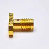 Connecteur coaxial haute fréquence SSMA-KFD40 à 4 trous pour montage sur panneau, idéal pour équipement de test micro-ondes – Vente directe usine