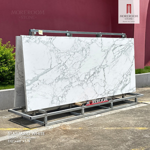 Planche de <span class=keywords><strong>carrelage</strong></span> en <span class=keywords><strong>grès</strong></span> <span class=keywords><strong>cérame</strong></span> surdimensionné 120*280cm CALACATTA Blanc, en pierre frittée, pour aménagement intérieur - Product Image 1