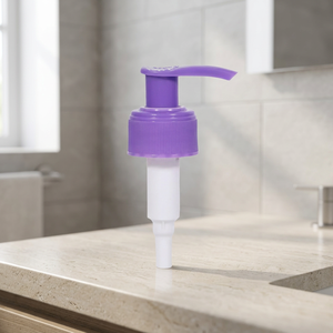 High Flow 10ml Non-Refillable Plastic Lotion <b>Pump</b> Head with Safety Cap for <b>Shampoo</b> <b>Bottle</b> Cosmetic Dispenser Export Quality - Product Image 3