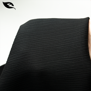 Tissu Abaya Nida Zoom de haute qualité en gros de Chine 2026, style uni, noir coréen/jet, pour robe musulmane pour femmes - Product Image 4