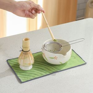 Set di Ciotole in Ceramica Dipinte a Mano con Motivo <span class=keywords><strong>Ciliegio</strong></span> Giapponese per Preparare Latte e Colazione, e Set Mixer da Sette Pezzi - Product Image 2