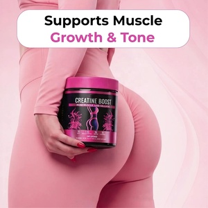 Créatine en poudre pour femmes 5G Créatine monohydrate avec peptides de collagène <span class=keywords><strong>BCAA</strong></span> L Glutamine Complément pour tonifier les muscles maigres - Product Image 1