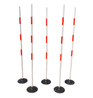 Poteau de signalisation N°1 pour l'agilité – Équipement d'entraînement multifonctionnel, barre d'obstacle, poteau de signalisation en plastique flexible et durable pour l'entraînement