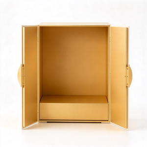 กล่องเก็บน้ำหอมแบบกระดาษแข็งสั่งทำพิเศษ ประหยัดพื้นที่ ดีไซน์มินิมอล ประตูคู่ สำหรับห้องนอน โต๊ะเครื่องแป้ง หรือโต๊ะทำงาน - Product Image 1