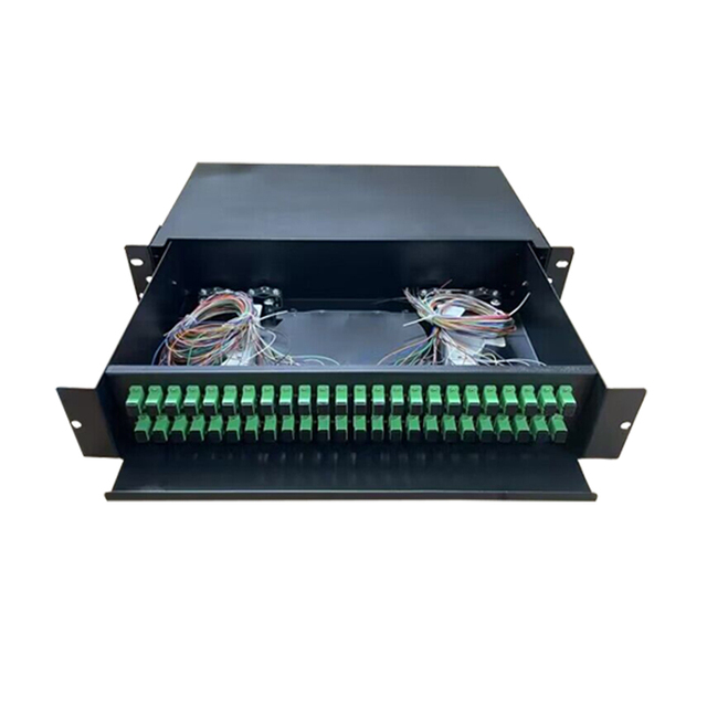 Space-Saving 144 Core 4U Drawer ODF Optical Patch Panel Fiber Optic Distribution Frame for FTTH Access Network