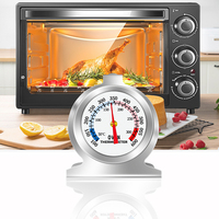 Thermomètre de cuisson bimétallique à cadran BQ, double échelle (C/F), précision 5, plage 50-300°C, en acier inoxydable 430