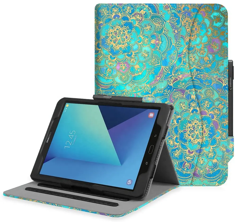 Smart Flip Cover Retro Leather Tablet Standing Case For Samsung Galaxy Tab S3 9.7inch T820 T825
