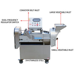 Industriële Elektrische Grote Fruitgroenteblokjes Dobbelsteen Peeling Snijmachine Elektrische Snijmachine - Product Image 6