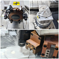 Tour vertical CNC 850D à 12 stations avec tourelle motorisée, axe Y étendu, pour usinage de métaux, certifié CE ISO 9001