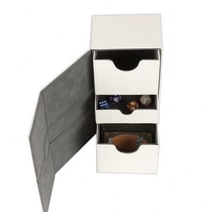 Boîte de rangement de cartes de luxe grande capacité pour plus de 200 cartes, boîte à cartes à trois tiroirs pour jeux de cartes TCG et jeux de société - Product Image 1