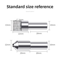 Haute dureté portable diamant stylo meule commode T-Type Correction outil façonnage couteau fraisage pierre stylo outils abrasifs