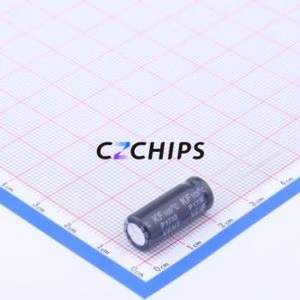 Condensador Electrolítico de Aluminio de Orificio Pasante KF221M050F200A, Componente de Orificio Pasante (THT), D8xL20mm 220uF 20% 50V 3.5mm - Product Image 2