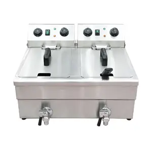 Commercial Stainless Approved Standing Electric Professional Deep Fryer With Potato Chips