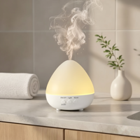 Diffuseur d'arômes ultrasonique intelligent avec LED, humidificateur portable pour huiles essentielles, pour bureau