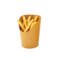 Boîtes en carton jetables pour frites, de qualité alimentaire, pliables, pour cinéma, maternelle, fêtes d'enfants, restauration rapide, vente au détail
