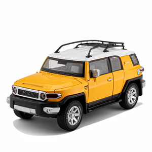 Diecast Mô hình xe 1:24 <span class=keywords><strong>FJ</strong></span> Cruiser với âm thanh và ánh sáng pullback kim loại xe mô hình đồ chơi trang trí trang trí siêu xe mô hình - Product Image 1