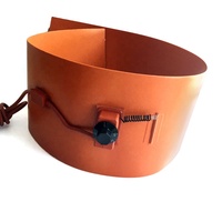 200l silicone tambour chauffant couverture veste silicone caoutchouc pad huile tambour chauffage