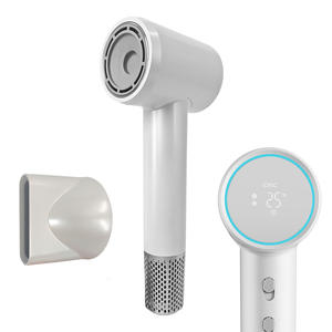 Secador de Pelo Eléctrico de Alta Velocidad con Motor BLDC, Infrarrojo, Iónico, Pantalla B-LED, 1300W, Concentrador, Uso en Exteriores, Profesional, Cepillo de Salón - Product Image 1