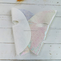 Masque facial en tissu Tencel haute performance 35 g/m² personnalisé, anti-brillance, sûr et coloré, motif tournesol laser, 220x200 mm