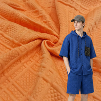 Tissu extensible jacquard tricoté texturé à motif écossais, directement de l'usine, vente en gros, articles prêts à l'emploi, plusieurs couleurs disponibles, OEM/ODM