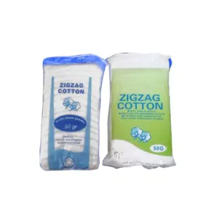 China Supplier Bacteria Free Absorbent Cotton wool 200g Zigzag