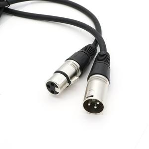 Câbles XLR équilibrés mâle à femelle adaptés aux microphones, stations <span class=keywords><strong>de</strong></span> <span class=keywords><strong>radio</strong></span>, éclairage <span class=keywords><strong>de</strong></span> scène, noir - Product Image 2